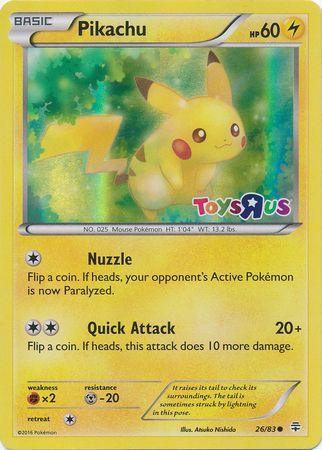 Pikachu (26/83) (Toys R Us Promo) [Miscellaneous Cards] | Chromatic Games