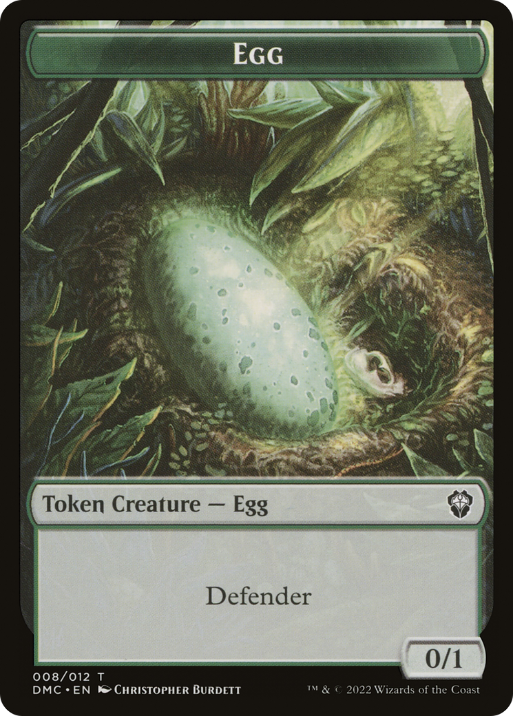 Treasure // Egg Double-Sided Token [Secret Lair Drop Series] | Chromatic Games