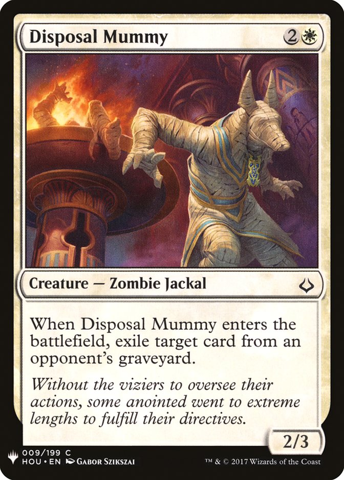 Disposal Mummy [Mystery Booster] | Chromatic Games