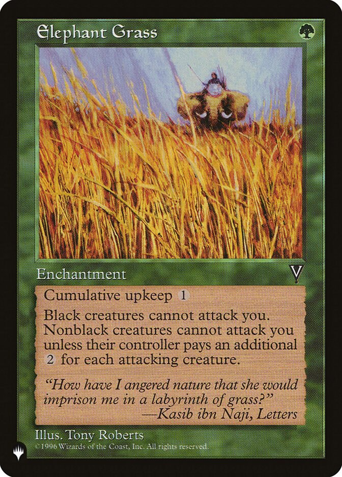 Elephant Grass [The List] | Chromatic Games