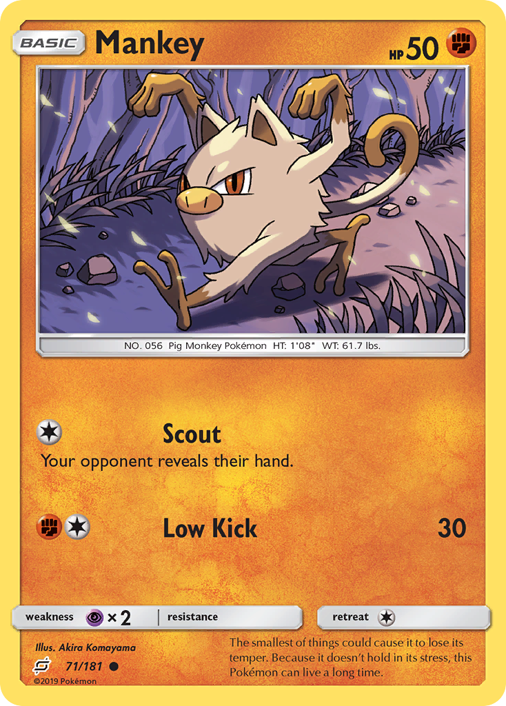 Mankey (71/181) [Sun & Moon: Team Up] | Chromatic Games