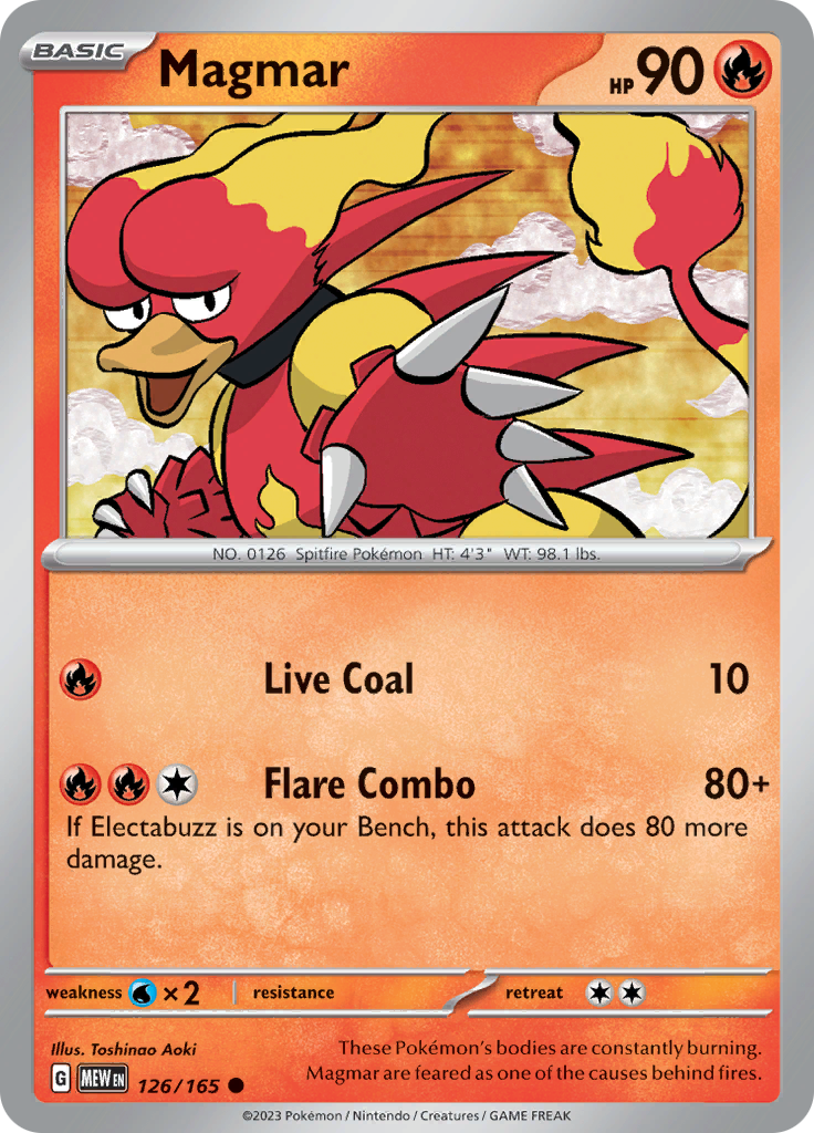 Magmar (126/165) [Scarlet & Violet: 151] | Chromatic Games