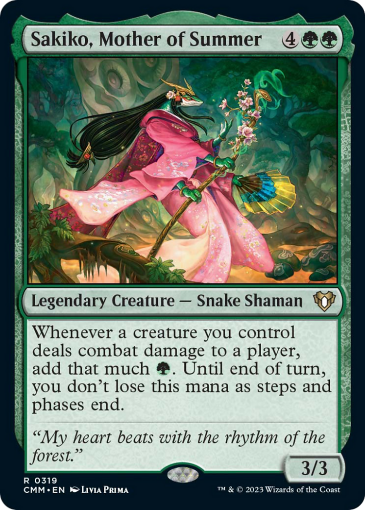 Sakiko, Mother of Summer [Commander Masters] | Chromatic Games