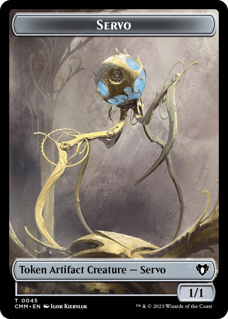 Servo // Thrull Double-Sided Token [Commander Masters Tokens] | Chromatic Games