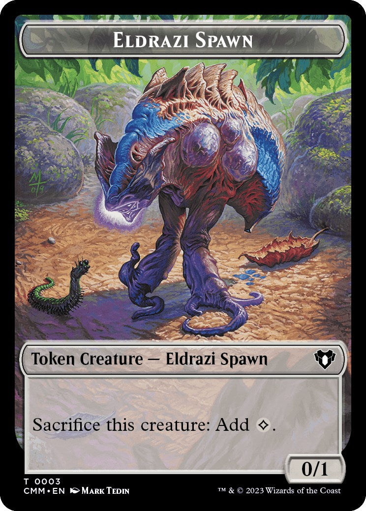 Eldrazi Spawn // Insect Double-Sided Token [Commander Masters Tokens] | Chromatic Games