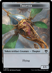 Thopter // Bird Illusion Double-Sided Token [Commander Masters Tokens] | Chromatic Games