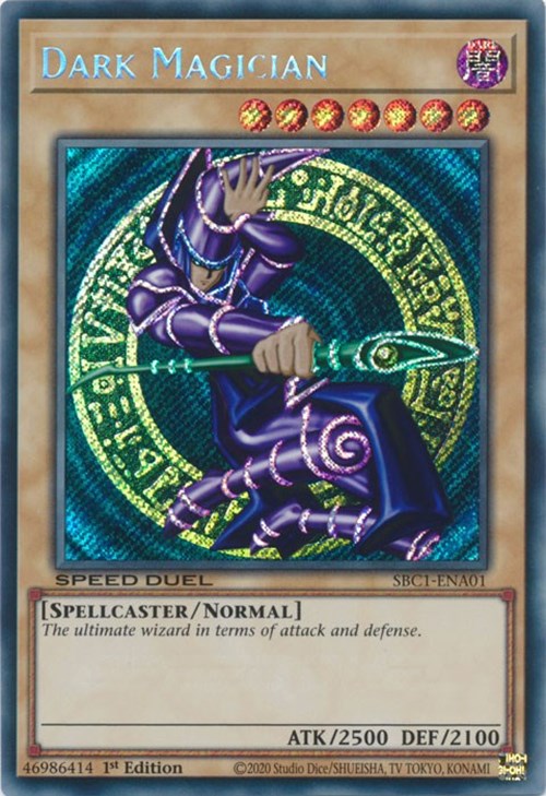 Dark Magician [SBC1-ENA01] Secret Rare | Chromatic Games