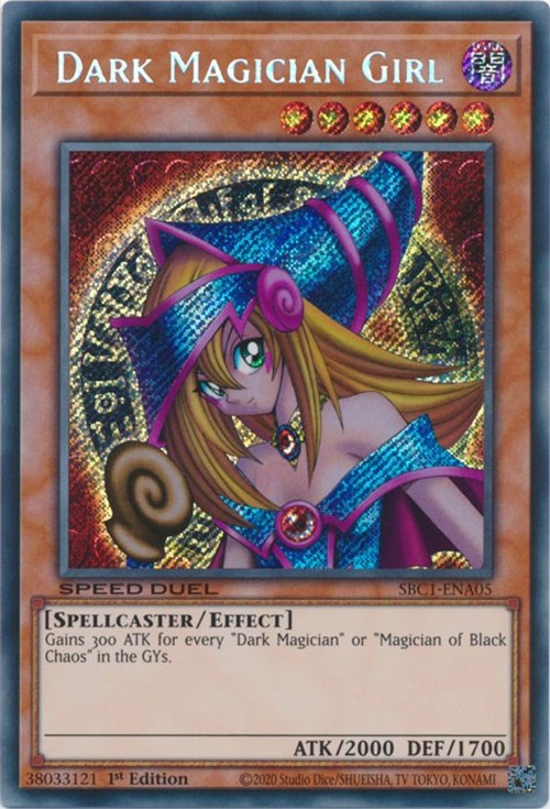 Dark Magician Girl [SBC1-ENA05] Secret Rare | Chromatic Games