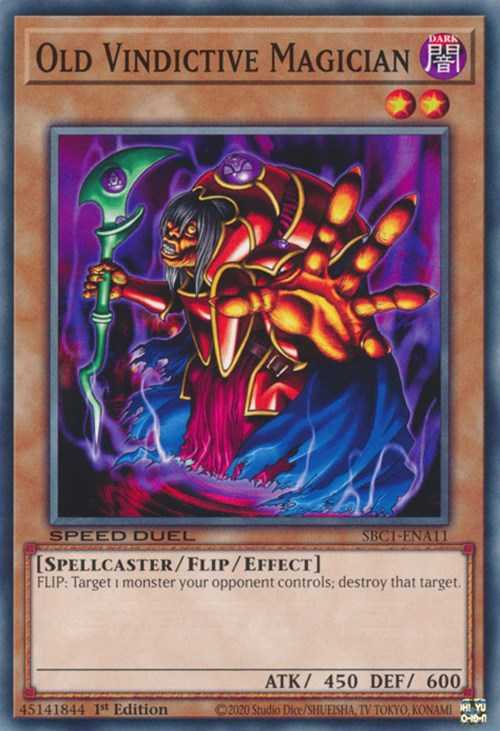 Old Vindictive Magician [SBC1-ENA11] Common | Chromatic Games
