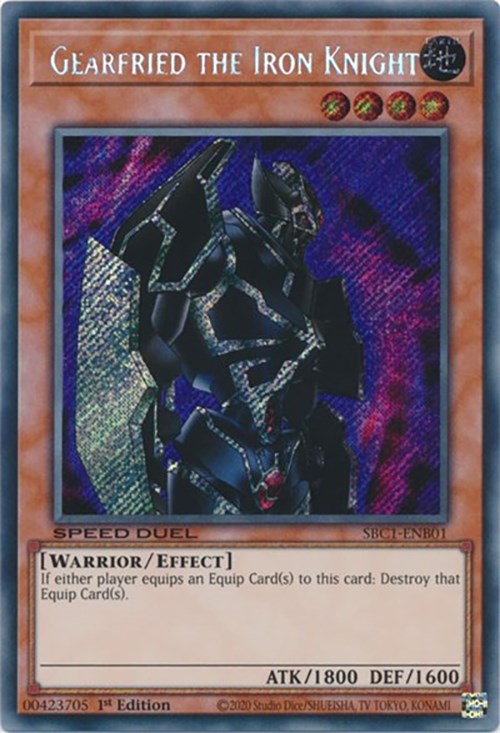 Gearfried the Iron Knight [SBC1-ENB01] Secret Rare | Chromatic Games