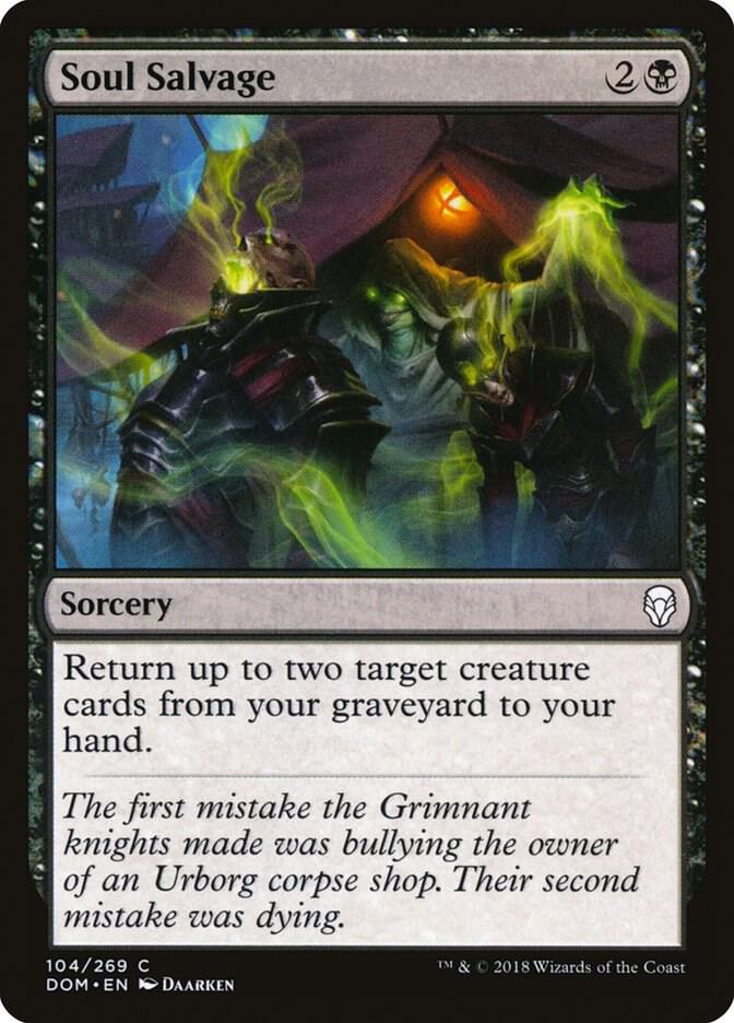 Soul Salvage 104/269 (Dominaria)  | Chromatic Games
