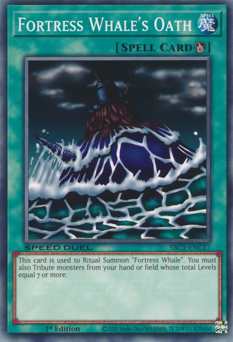 Fortress Whale's Oath [SBC1-ENC17] Common | Chromatic Games