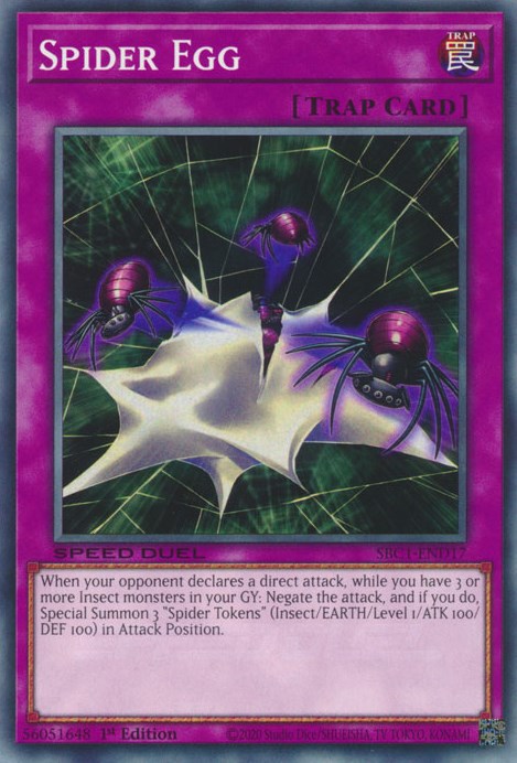 Spider Egg [SBC1-END17] Common | Chromatic Games