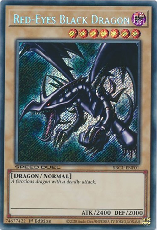Red-Eyes Black Dragon [SBC1-ENF01] Secret Rare | Chromatic Games