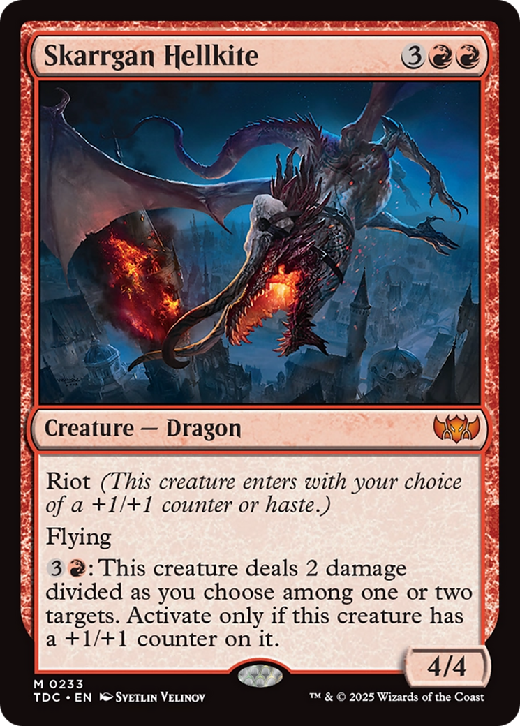 Skarrgan Hellkite [Tarkir: Dragonstorm Commander] | Chromatic Games