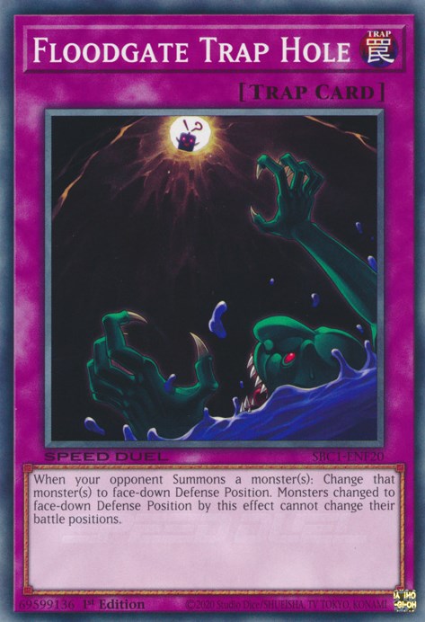 Floodgate Trap Hole [SBC1-ENF20] Common | Chromatic Games