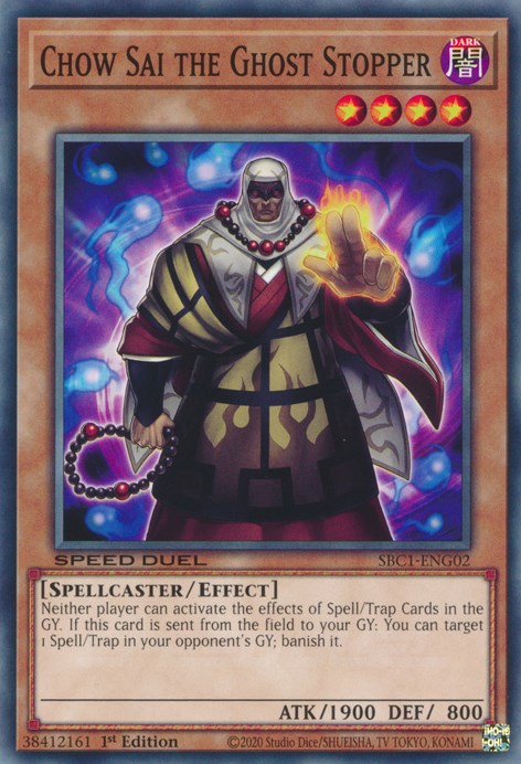 Chow Sai the Ghost Stopper [SBC1-ENG02] Common | Chromatic Games