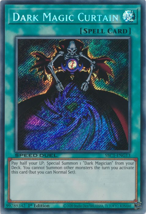 Dark Magic Curtain [SBC1-ENG13] Secret Rare | Chromatic Games