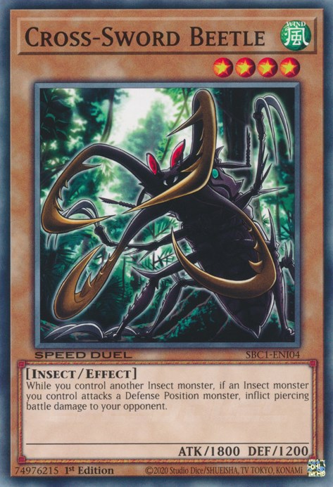 Cross-Sword Beetle [SBC1-ENI04] Common | Chromatic Games