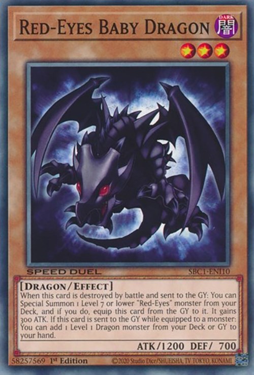 Red-Eyes Baby Dragon [SBC1-ENI10] Common | Chromatic Games