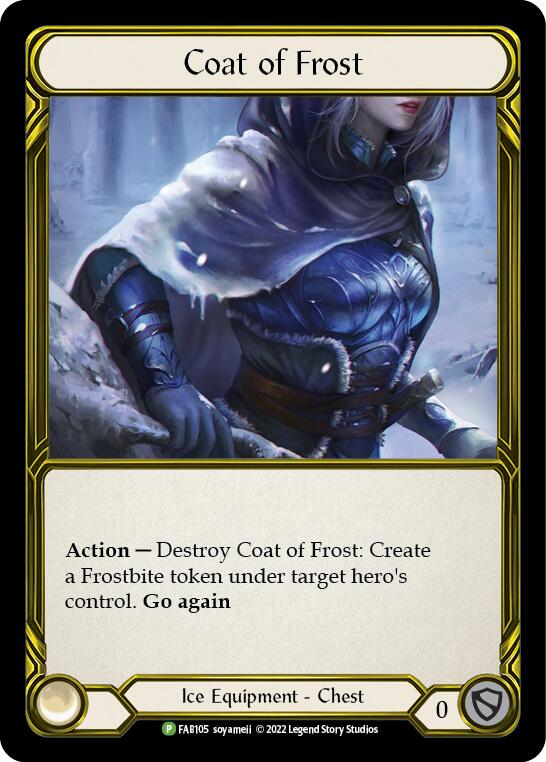 Coat of Frost (Golden) [FAB105] (Promo)  Cold Foil | Chromatic Games