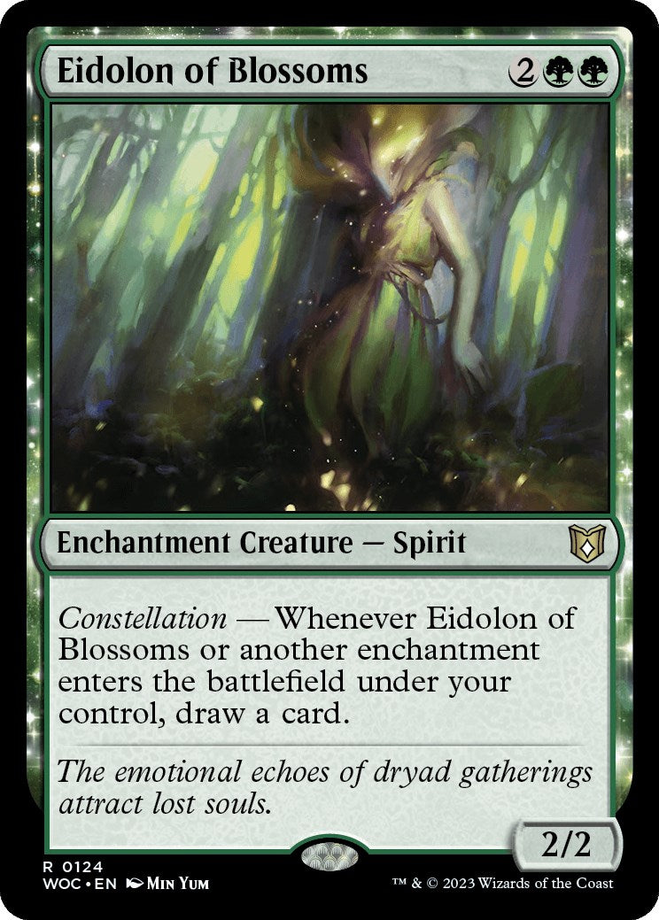 Eidolon of Blossoms [Wilds of Eldraine Commander] | Chromatic Games