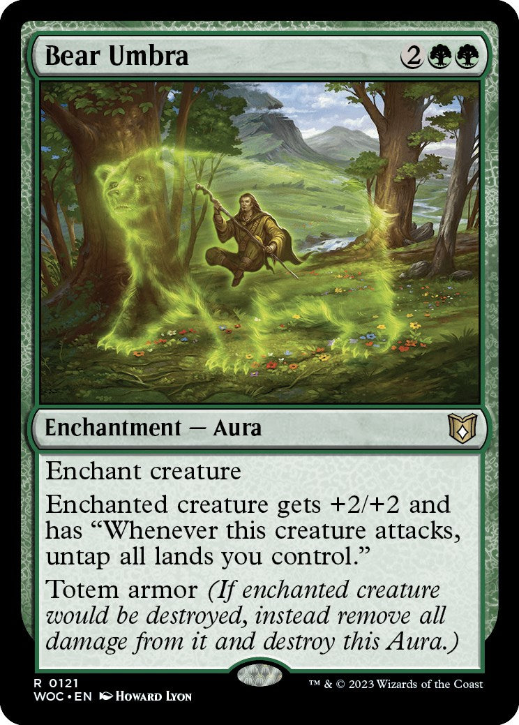 Bear Umbra [Wilds of Eldraine Commander] | Chromatic Games