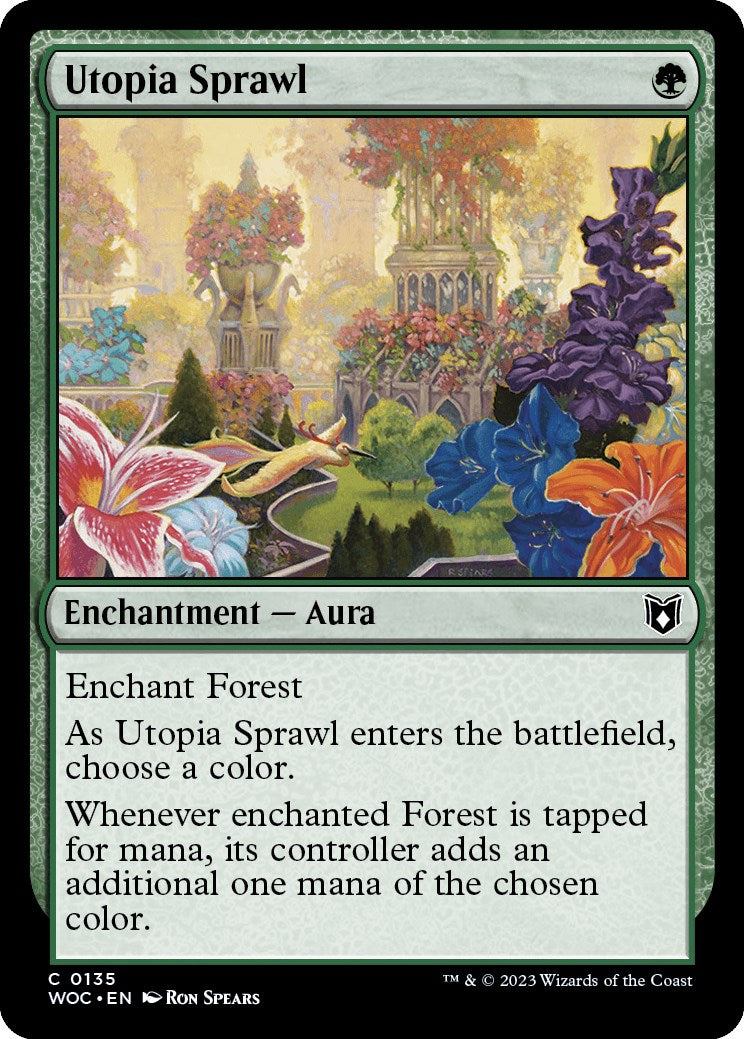 Utopia Sprawl [Wilds of Eldraine Commander] | Chromatic Games