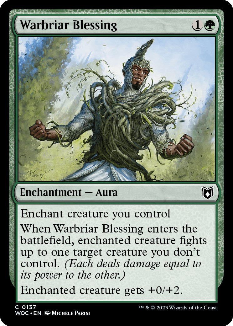 Warbriar Blessing [Wilds of Eldraine Commander] | Chromatic Games