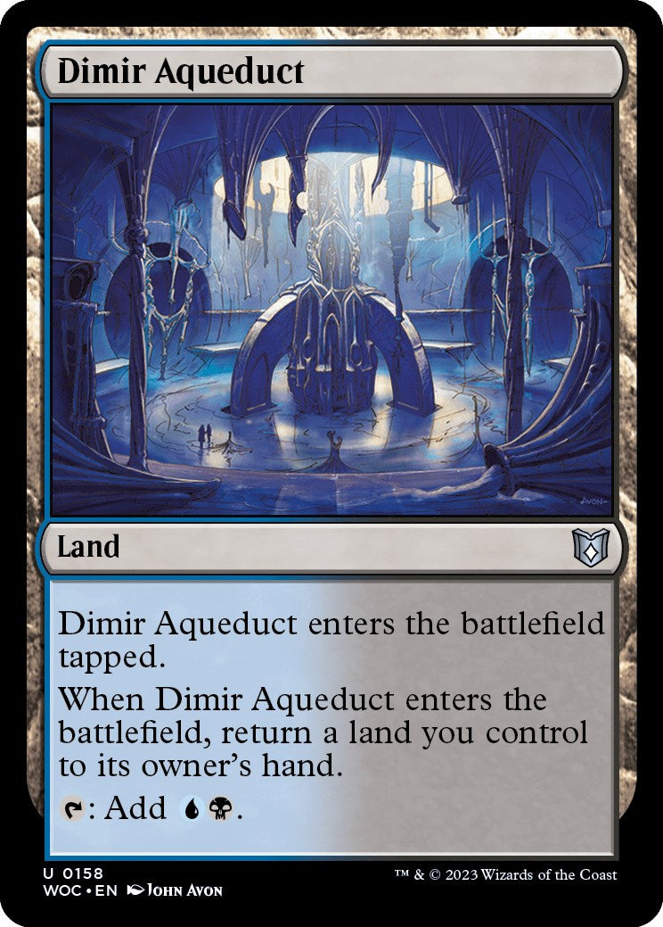 Dimir Aqueduct [Wilds of Eldraine Commander] | Chromatic Games