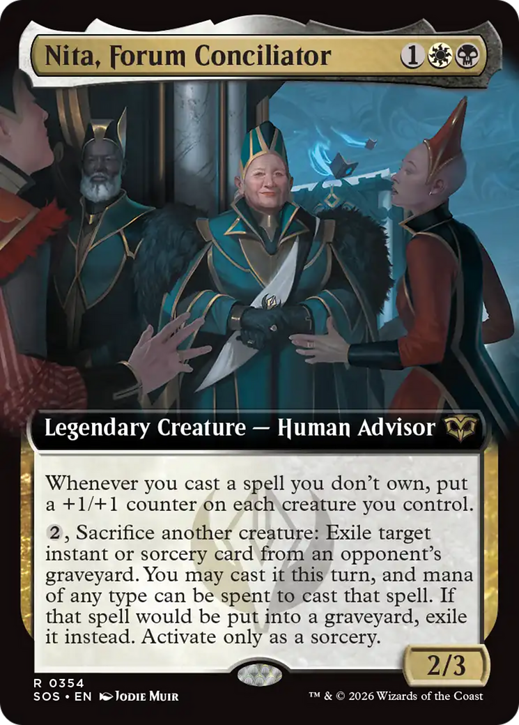 Nita, Forum Conciliator (Extended Art) [Secrets of Strixhaven] | Chromatic Games