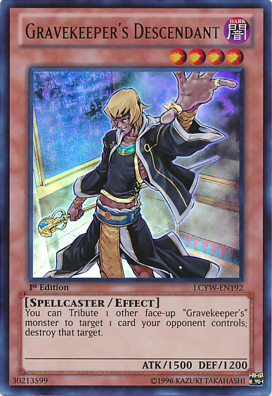 Gravekeeper's Descendant [LCYW-EN192] Ultra Rare | Chromatic Games