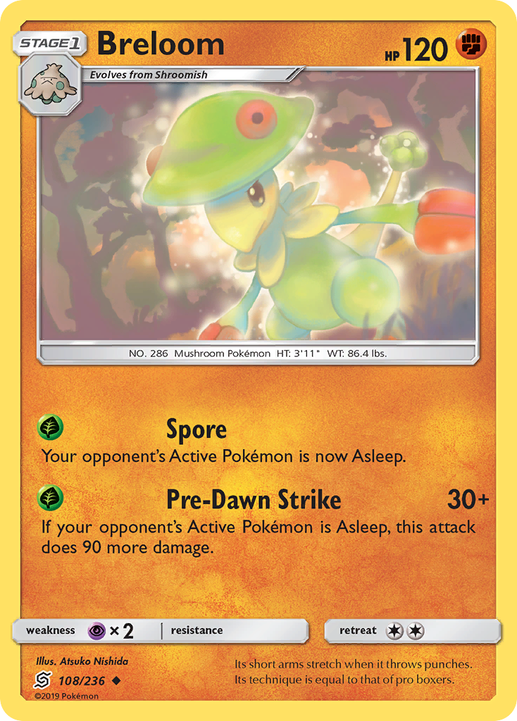 Breloom (108/236) [Sun & Moon: Unified Minds] | Chromatic Games