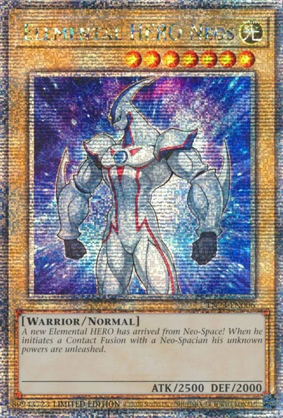 Elemental HERO Neos [TN23-EN006] Quarter Century Secret Rare | Chromatic Games