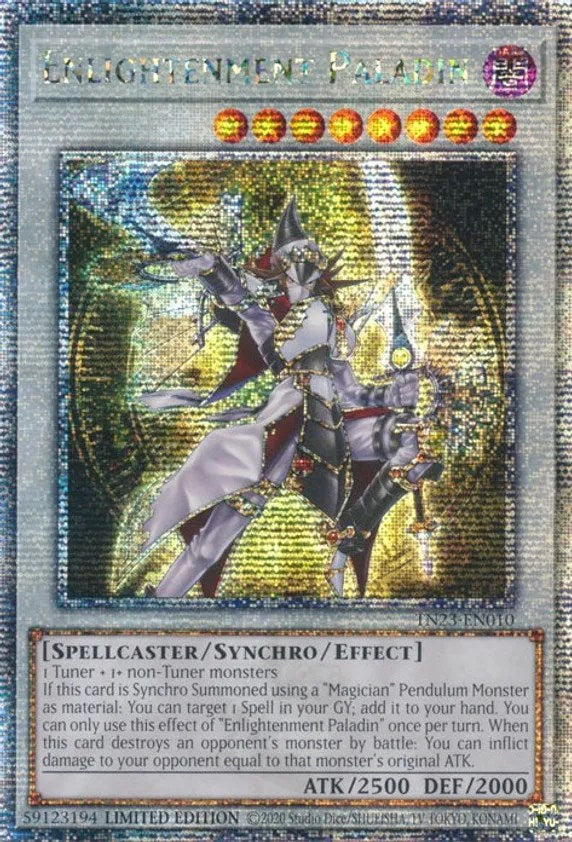 Enlightenment Paladin [TN23-EN010] Quarter Century Secret Rare | Chromatic Games