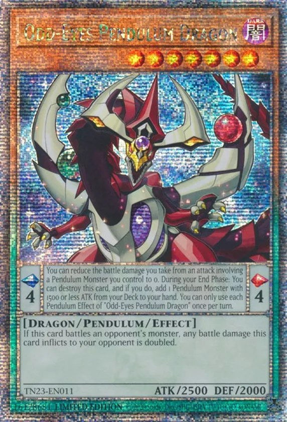 Odd-Eyes Pendulum Dragon [TN23-EN011] Quarter Century Secret Rare | Chromatic Games