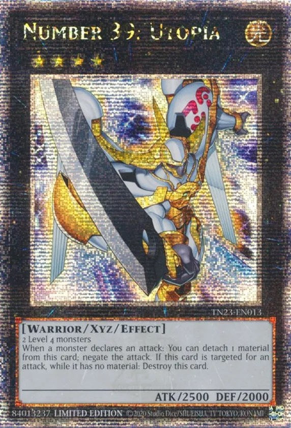 Number 39: Utopia [TN23-EN013] Quarter Century Secret Rare | Chromatic Games