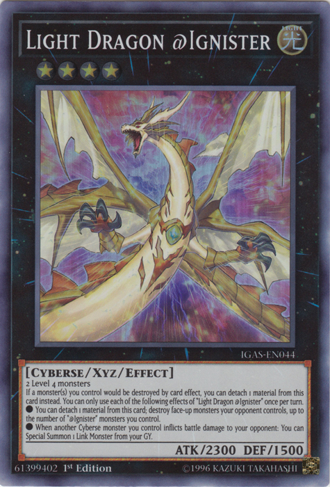 Light Dragon @Ignister [IGAS-EN044] Super Rare | Chromatic Games