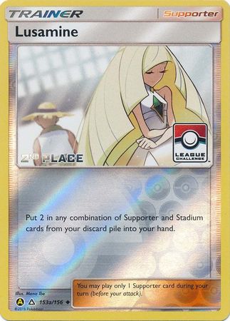 Lusamine (153a/156) (League Challenge Alt Art 2nd Place) [Sun & Moon: Ultra Prism] | Chromatic Games