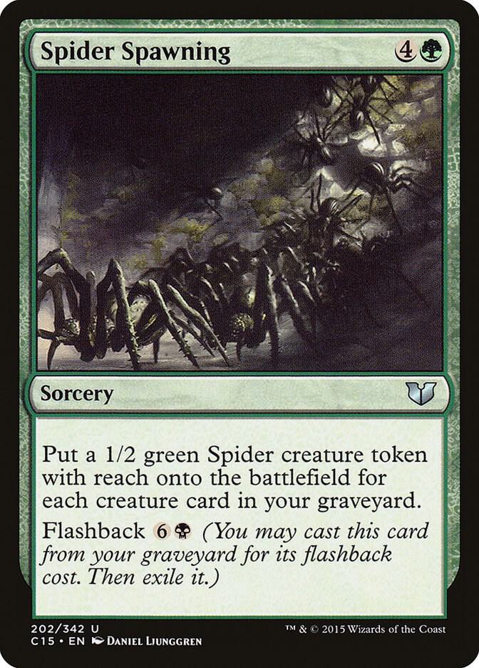 Spider Spawning 202/342 (Commander 2015)  | Chromatic Games