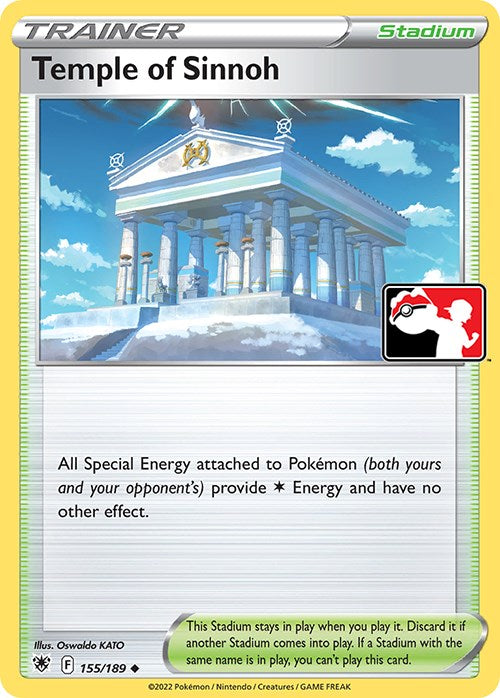 Temple of Sinnoh (155/189) [Prize Pack Series Three] | Chromatic Games