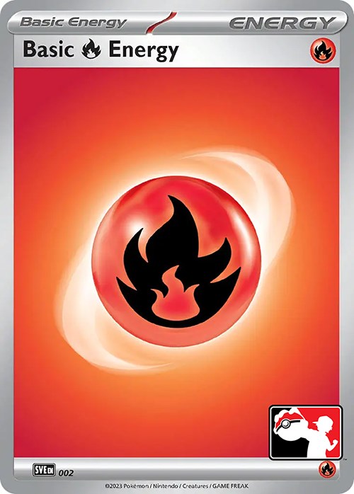 Basic Fire Energy (002) [Prize Pack Series Three] | Chromatic Games