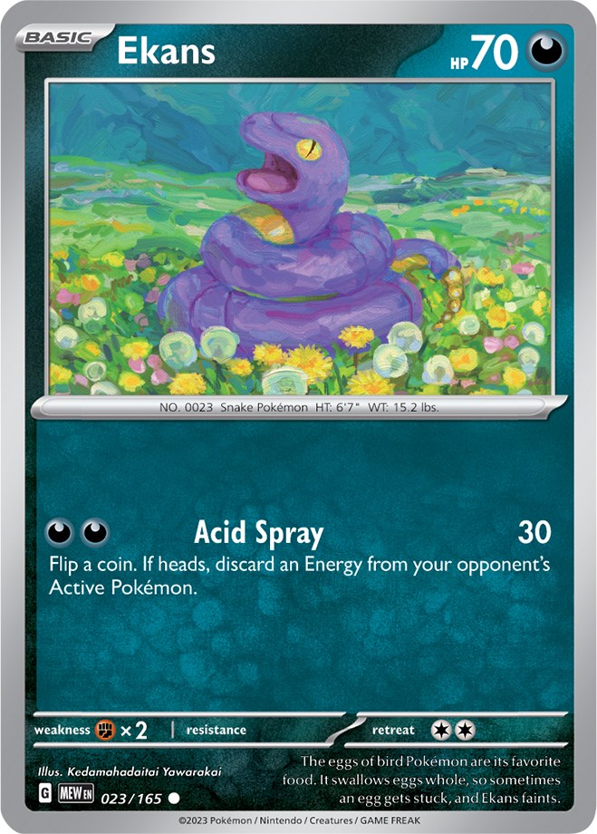 Ekans (023/165) [Scarlet & Violet: 151] | Chromatic Games