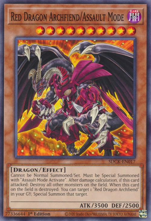 Red Dragon Archfiend/Assault Mode [SDCK-EN017] Common | Chromatic Games