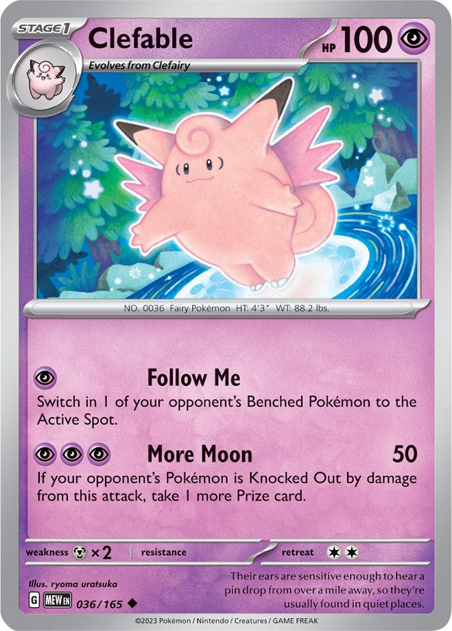 Clefable (036/165) [Scarlet & Violet: 151] | Chromatic Games