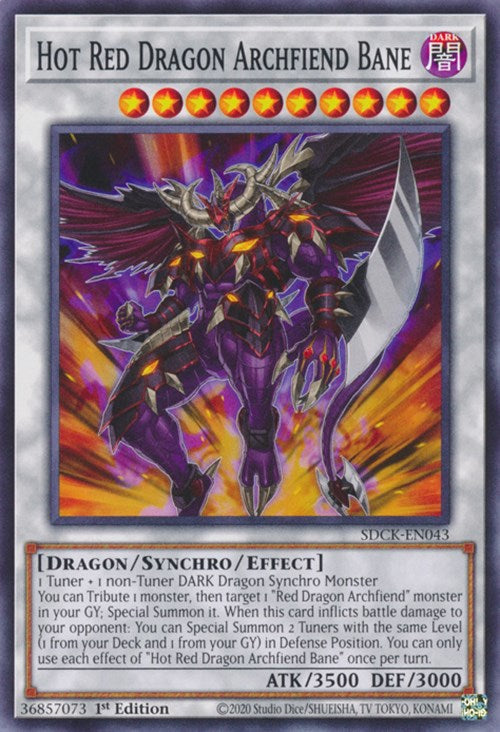 Hot Red Dragon Archfiend Bane [SDCK-EN043] Common | Chromatic Games