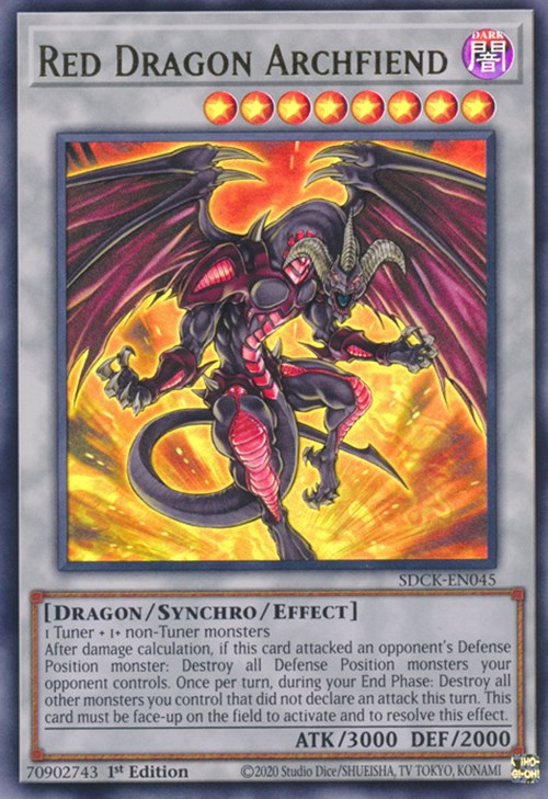 Red Dragon Archfiend [SDCK-EN045] Ultra Rare | Chromatic Games