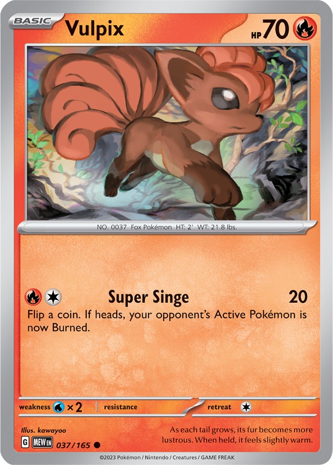 Vulpix (037/165) [Scarlet & Violet: 151] | Chromatic Games