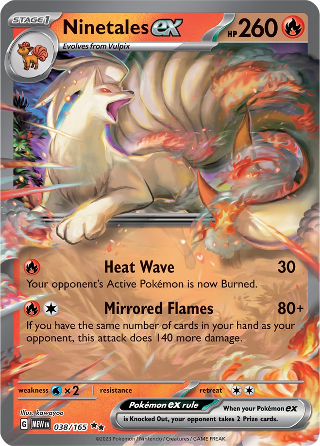 Ninetales ex (038/165) [Scarlet & Violet: 151] | Chromatic Games