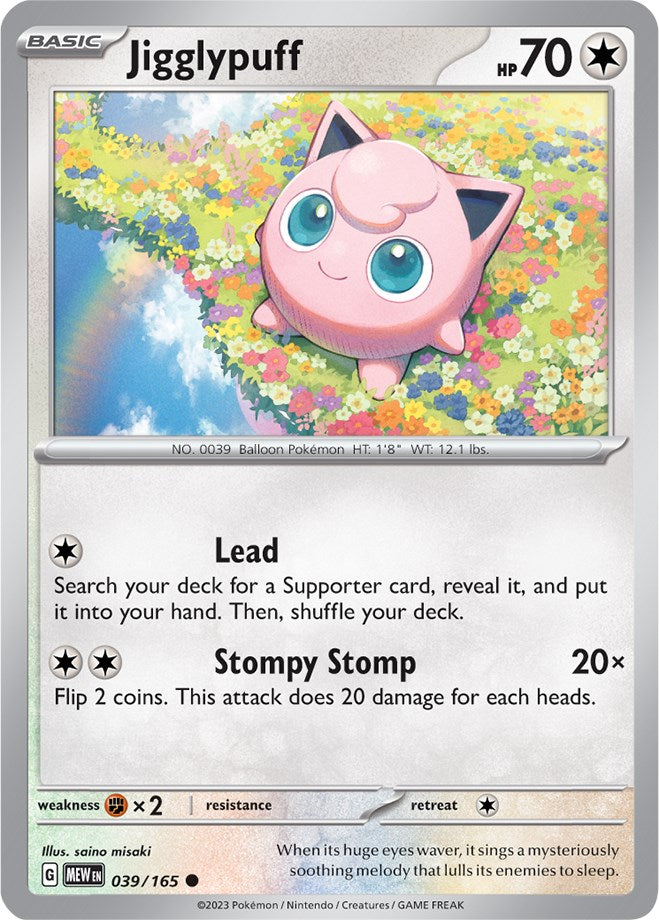 Jigglypuff (039/165) [Scarlet & Violet 151] | Chromatic Games